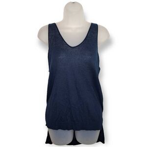 LINE the Label Sleeveless Linen V Neck size Small